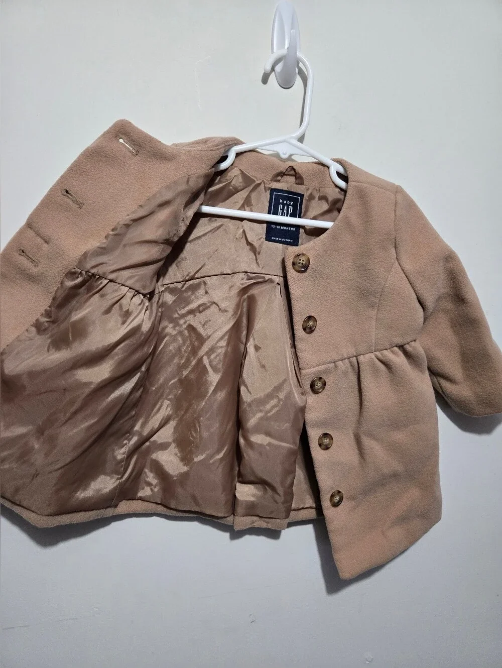 GAP Toddler Peacoat in Camel Tan
